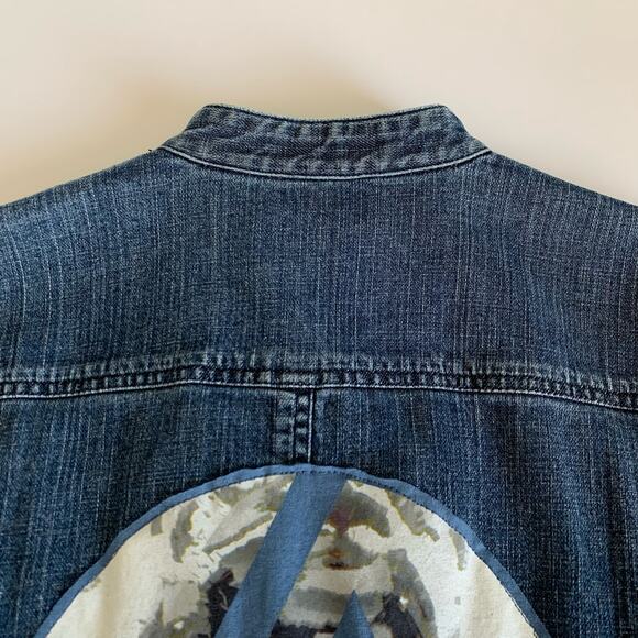 Via Penny Lane Reworked Apparel | Linkin Park Y2K Custom Denim Jacket - Picture 8 of 9